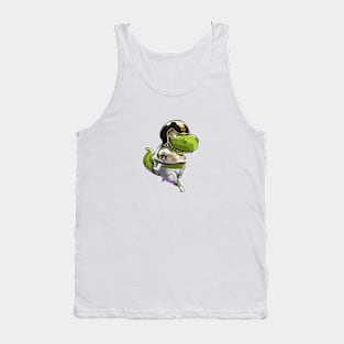 Dinosaur T-Rex Football Tank Top